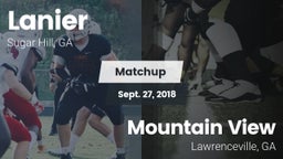 Matchup: Lanier  vs. Mountain View  2018