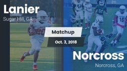 Matchup: Lanier  vs. Norcross  2018