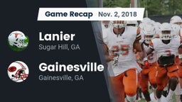 Recap: Lanier  vs. Gainesville  2018