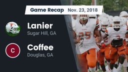 Recap: Lanier  vs. Coffee  2018