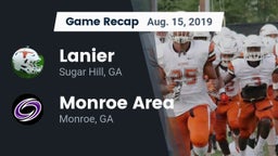 Recap: Lanier  vs. Monroe Area  2019