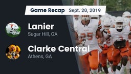 Recap: Lanier  vs. Clarke Central  2019
