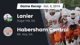 Recap: Lanier  vs. Habersham Central 2019