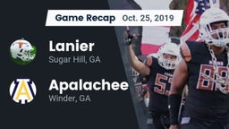 Recap: Lanier  vs. Apalachee  2019