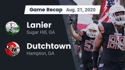 Recap: Lanier  vs. Dutchtown  2020