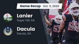 Recap: Lanier  vs. Dacula  2020