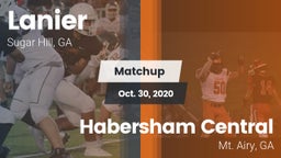 Matchup: Lanier  vs. Habersham Central 2020