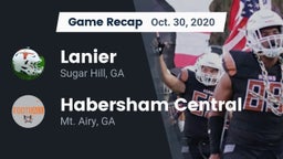 Recap: Lanier  vs. Habersham Central 2020