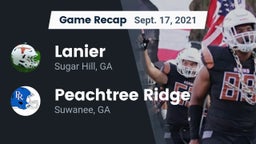Recap: Lanier  vs. Peachtree Ridge  2021