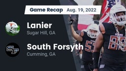 Recap: Lanier  vs. South Forsyth  2022