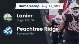 Recap: Lanier  vs. Peachtree Ridge  2022