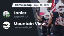 Recap: Lanier  vs. Mountain View  2023