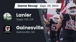Recap: Lanier  vs. Gainesville  2023