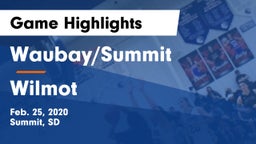 Waubay/Summit  vs Wilmot Game Highlights - Feb. 25, 2020
