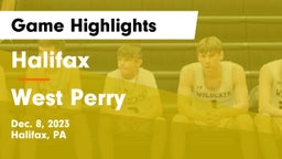 Halifax  vs West Perry  Game Highlights - Dec. 8, 2023