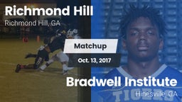 Matchup: Richmond Hill High vs. Bradwell Institute 2017