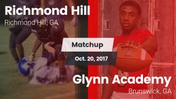Matchup: Richmond Hill High vs. Glynn Academy  2017