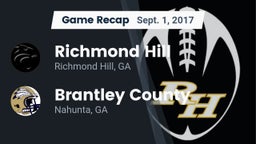Recap: Richmond Hill  vs. Brantley County  2017
