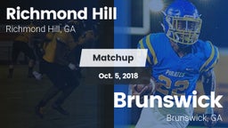 Matchup: Richmond Hill High vs. Brunswick  2018