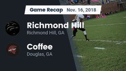 Recap: Richmond Hill  vs. Coffee  2018