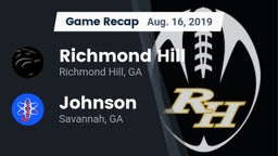 Recap: Richmond Hill  vs. Johnson  2019