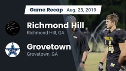 Recap: Richmond Hill  vs. Grovetown  2019