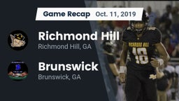Recap: Richmond Hill  vs. Brunswick  2019