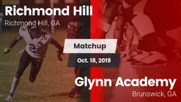 Matchup: Richmond Hill High vs. Glynn Academy  2019