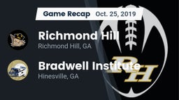 Recap: Richmond Hill  vs. Bradwell Institute 2019