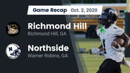 Recap: Richmond Hill  vs. Northside  2020