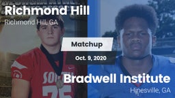 Matchup: Richmond Hill High vs. Bradwell Institute 2020