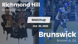 Matchup: Richmond Hill High vs. Brunswick  2020