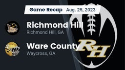 Recap: Richmond Hill  vs. Ware County  2023