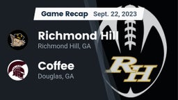 Recap: Richmond Hill  vs. Coffee  2023