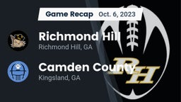 Recap: Richmond Hill  vs. Camden County  2023