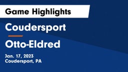 Coudersport  vs Otto-Eldred  Game Highlights - Jan. 17, 2023
