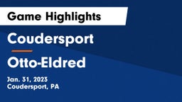 Coudersport  vs Otto-Eldred  Game Highlights - Jan. 31, 2023
