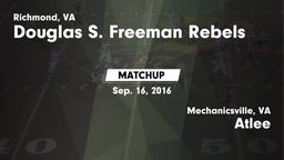 Matchup: Freeman  vs. Atlee  2016