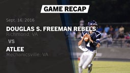 Recap: Douglas S. Freeman Rebels vs. Atlee  2016