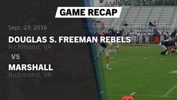 Recap: Douglas S. Freeman Rebels vs. Marshall  2016