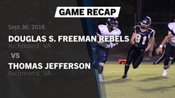 Recap: Douglas S. Freeman Rebels vs. Thomas Jefferson  2016