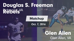 Matchup: Freeman  vs. Glen Allen  2016