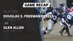Recap: Douglas S. Freeman Rebels vs. Glen Allen  2016