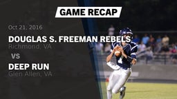 Recap: Douglas S. Freeman Rebels vs. Deep Run  2016
