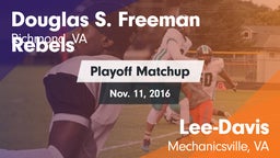 Matchup: Freeman  vs. Lee-Davis  2016