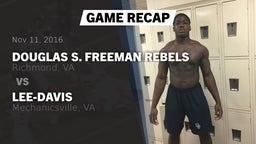 Recap: Douglas S. Freeman Rebels vs. Lee-Davis  2016