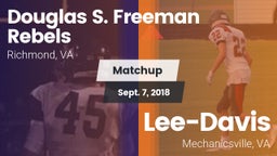 Matchup: Freeman  vs. Lee-Davis  2018