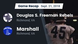 Recap: Douglas S. Freeman Rebels vs. Marshall  2018