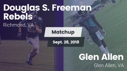 Matchup: Freeman  vs. Glen Allen  2018