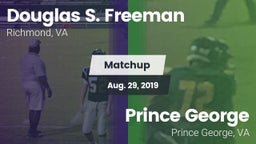 Matchup: Freeman  vs. Prince George  2019